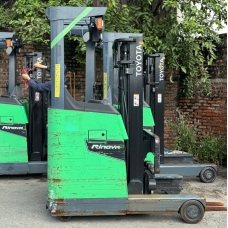 Xe Nâng Điện cũ đứng lái 1.5T, Toyota 8FBR15 hàng Nhật Bãi chưa qua sử dụng tại Việt Nam,sản xuất 2022,mã xe TV.E352