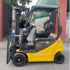 Xe Nâng Điện cũ ngồi lái 1.5T, Komatsu FB15-12 hàng Nhật Bãi chưa qua sử dụng tại Việt Nam,sản xuất năm 2015,mã xe TV.E291