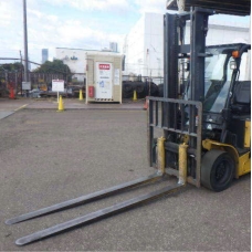 Xe Nâng Điện cũ ngồi lái 3.0T, Komatsu FE30-1 hàng Nhật Bãi chưa qua sử dụng tại Việt Nam sản xuất 2019 mã TV.E485