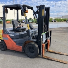 Xe nâng dầu Nhật Bãi 2.0T, Toyota 02-8FD20 hàng đã qua sử dụng (Nhật Bản),sản xuất năm 2018,mã xe TV.D099