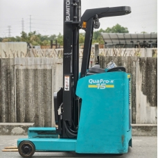 Xe nâng điện cũ đứng lái 1,5T SUMITOMO 61FBR15XII, hàng đã qua sử dụng (Nhật Bản) sản xuất 2020, mã xe TV.E172-TS