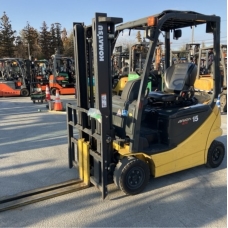 Xe nâng điện cũ ngồi lái 1.5T, KOMATSU FB15-12, hàng đã qua sử dụng (Nhật Bản) sản xuất năm 2017 mã TV.E451