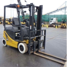 Xe nâng điện cũ ngồi lái 1.5T, KOMATSU FE15-1, hàng đã qua sử dụng (Nhật Bản), sản xuất năm 2019,TV, mã xe TV.E237