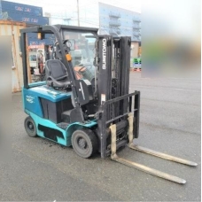 Xe nâng điện cũ ngồi lái 1.5T, SUMITOMO 41FB15PXIII, hàng đã qua sử dụng (Nhật Bản), sản xuất năm 2021, mã xe TV.E256