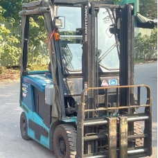 Xe nâng điện cũ ngồi lái 1,5T SUMITOMO 41FB15PXIII, hàng đã qua sử dụng (Nhật Bản),sản xuất năm 2017,mã xe TV.E405