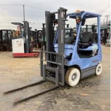 Xe nâng điện cũ ngồi lái 1.5T, TOYOTA 7FBH15, hàng đã qua sử dụng (Nhật Bản) sản xuất 2014 mã TV.E464