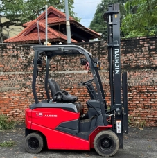 Xe nâng điện cũ ngồi lái 1.8T, NICHIYU FB18PN-80B-450SF, hàng đã qua sử dụng (Nhật Bản),sản xuất năm 2020,mã xe TV.E335
