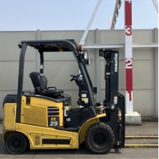 Xe nâng điện cũ ngồi lái 2.5T, KOMATSU FE25-1, hàng đã qua sử dụng (Nhật Bản),sản xuất năm 2017,mã xe TV.E231