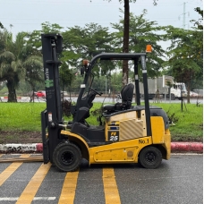 Xe nâng điện cũ ngồi lái 2.5T, KOMATSU FE25-1, hàng đã qua sử dụng (Nhật Bản),sản xuất năm 2018, mã xe TV.E235