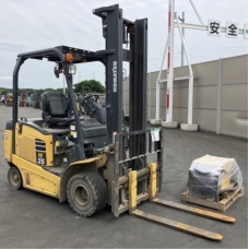 Xe nâng điện cũ ngồi lái 2.5T, KOMATSU FE25-1, hàng đã qua sử dụng (Nhật Bản),sản xuất năm 2018,mã xe TV.E273