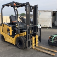 Xe nâng điện cũ ngồi lái 2.5T, KOMATSU FE25-1, hàng đã qua sử dụng (Nhật Bản),sản xuất năm 2019,mã xe TV.E274