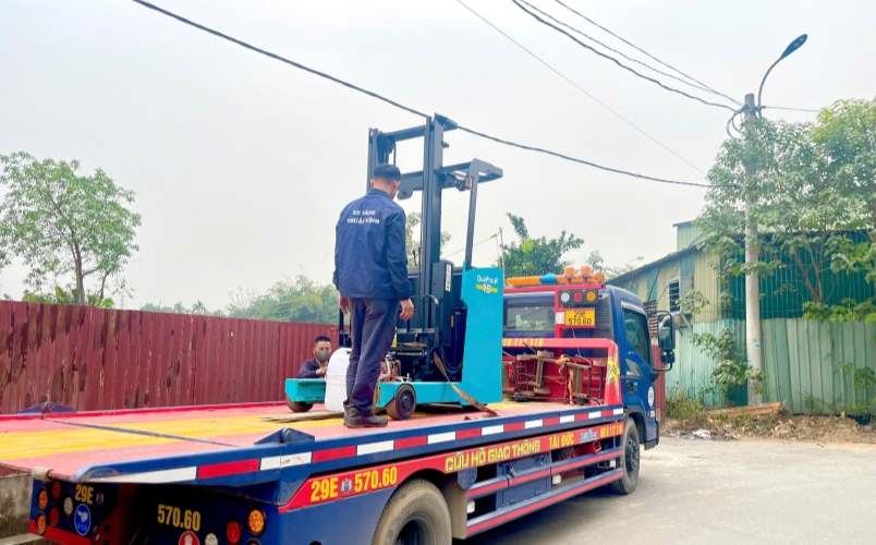  HOẠT ĐỘNG BÀN GIAO XE NÂNG ĐIỆN ĐỨNG LÁI 1.5 TẤN SUMITOMO NGÀY 15/01/2026